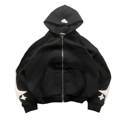 CHRXMA ZIPUP BLACK